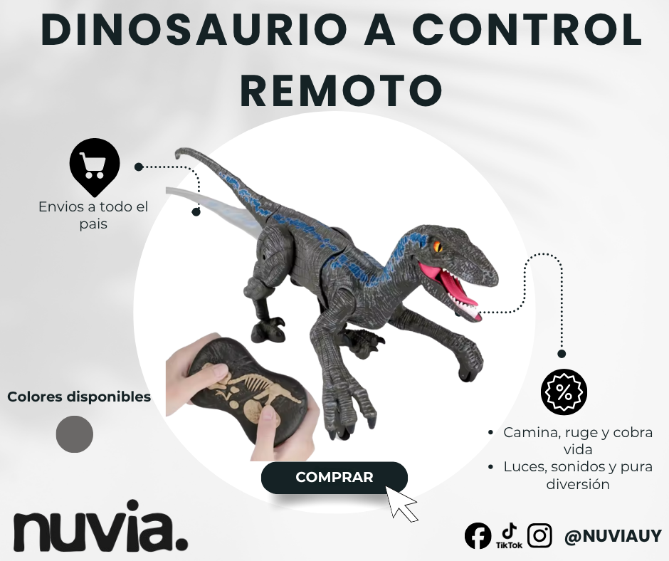 Dinosaurio a control remoto NUVIA