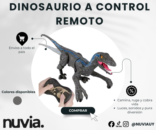 Dinosaurio a control remoto NUVIA