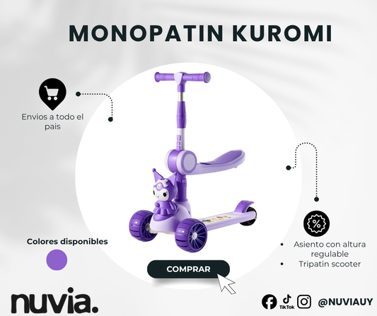 Monopatin Kuromi NUVIA