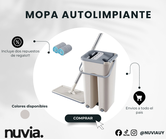 Mopa autolimpiante NUVIA
