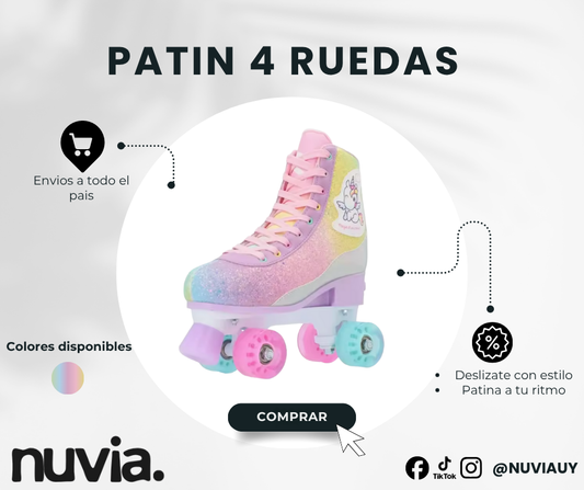 Patines 4 Ruedas NUVIA