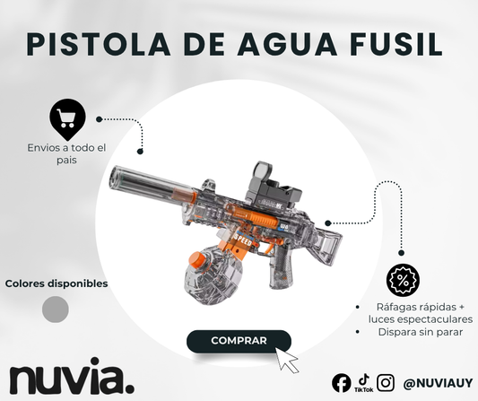 Pistola de agua fusil NUVIA