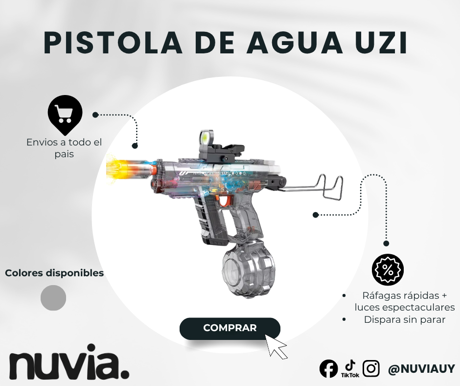 Pistola de agua UZI NUVIA
