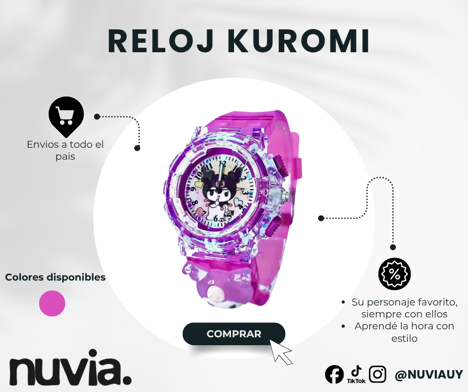 Reloj kuromi NUVIA