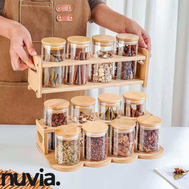 Frascos de bambu NUVIA