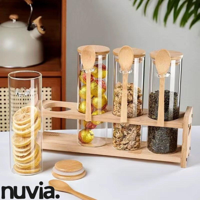 Frascos de bambu NUVIA