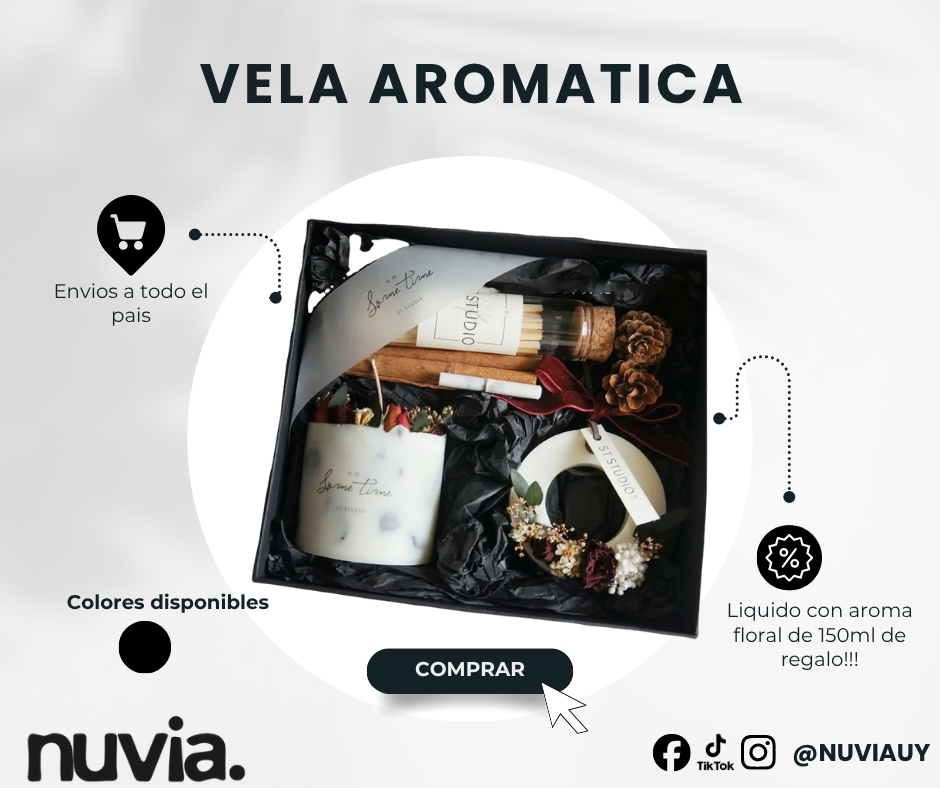 Vela aromática NUVIA